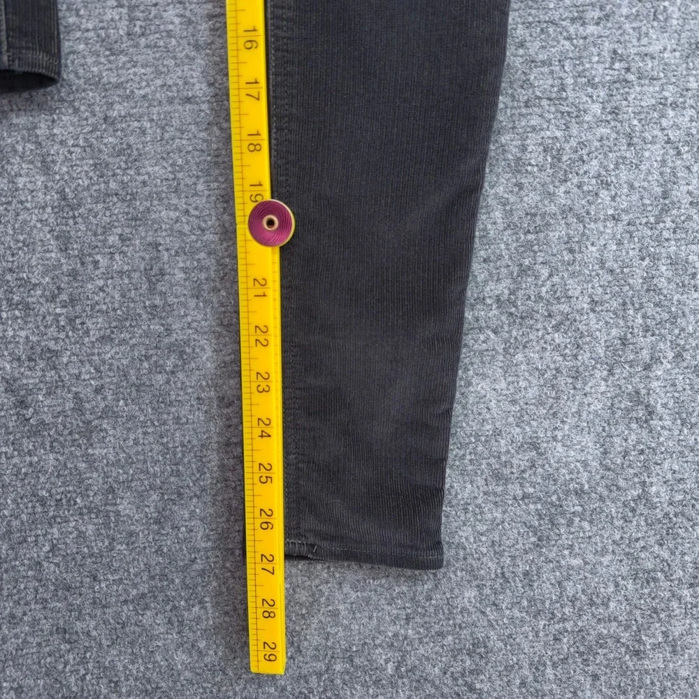Abercrombie Kids Corduroy Pants Boys‎ 12 Slim Cotton Blend Dark Gray